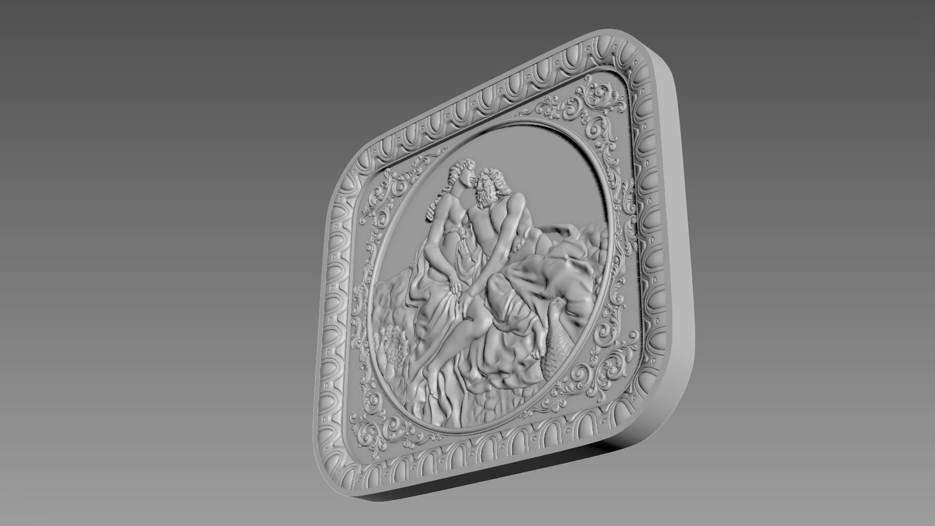 Hera Bas-Relief 3D model_8