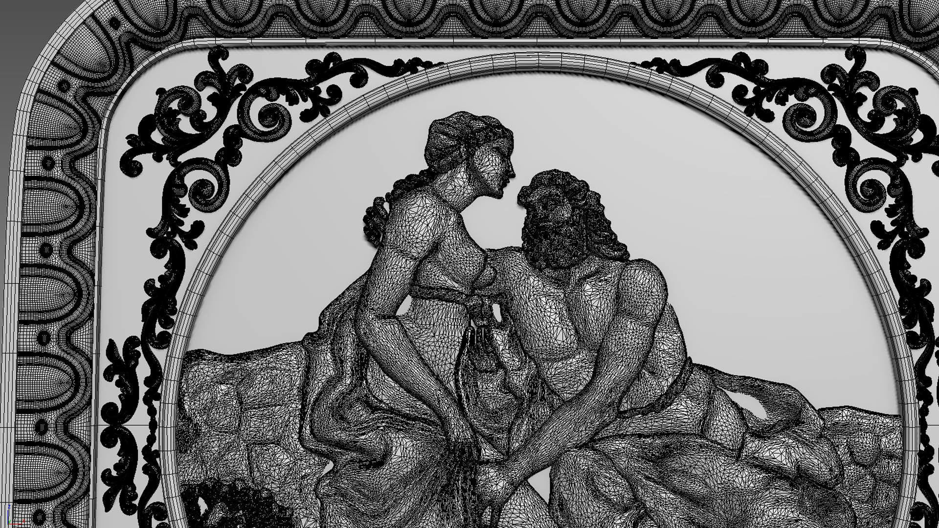 Hera Bas-Relief 3D model_10