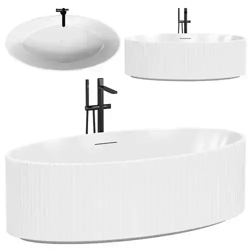 Acrylic bathtub ABBER AB9327