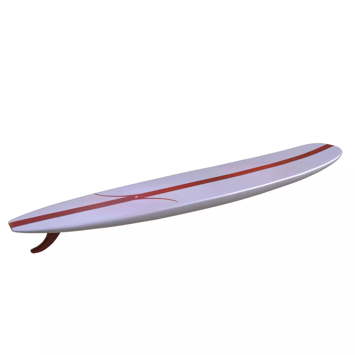 Surfboard Low-poly 3D model