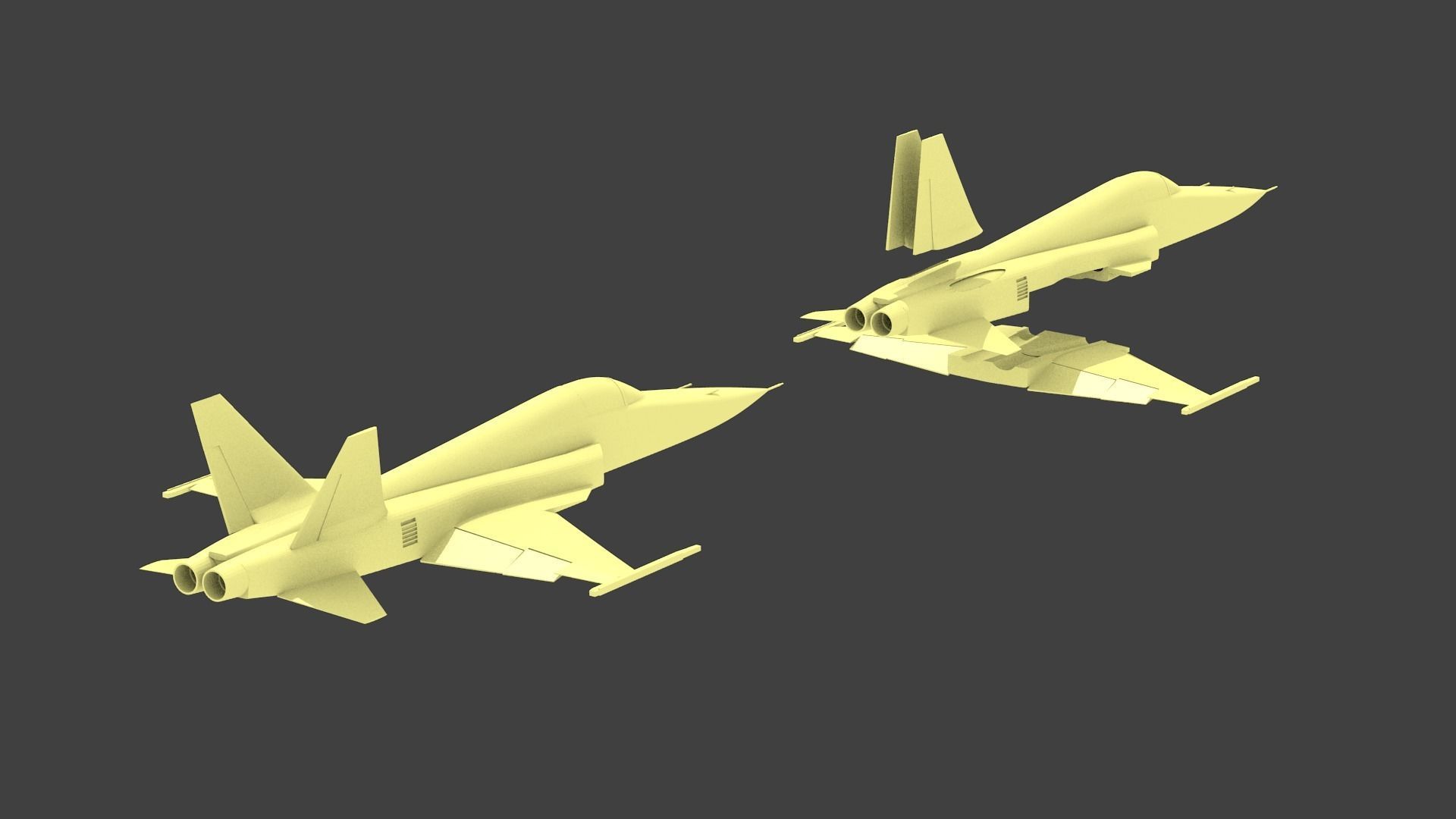 Saeqeh-80 iran f-5e 3D print model_7