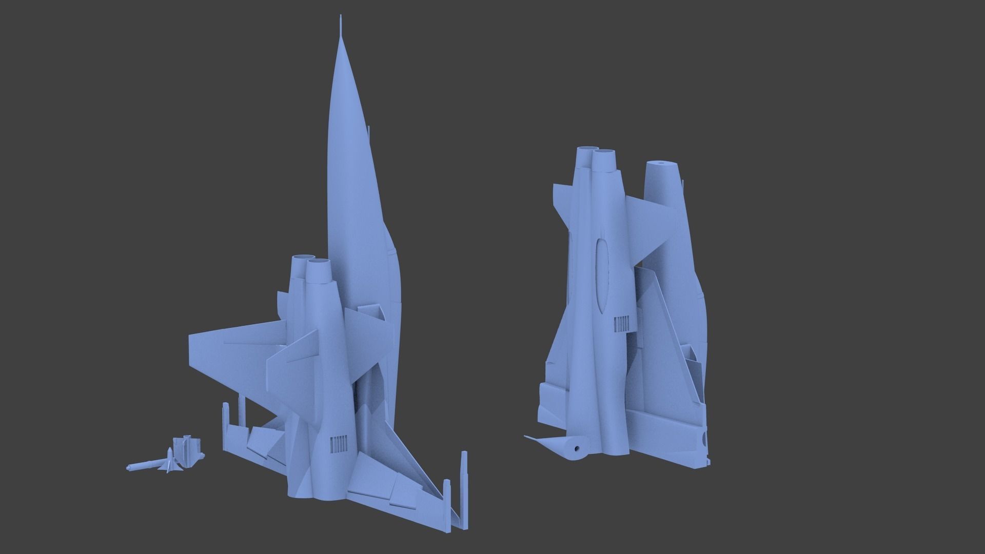 Saeqeh-80 iran f-5e 3D print model_4