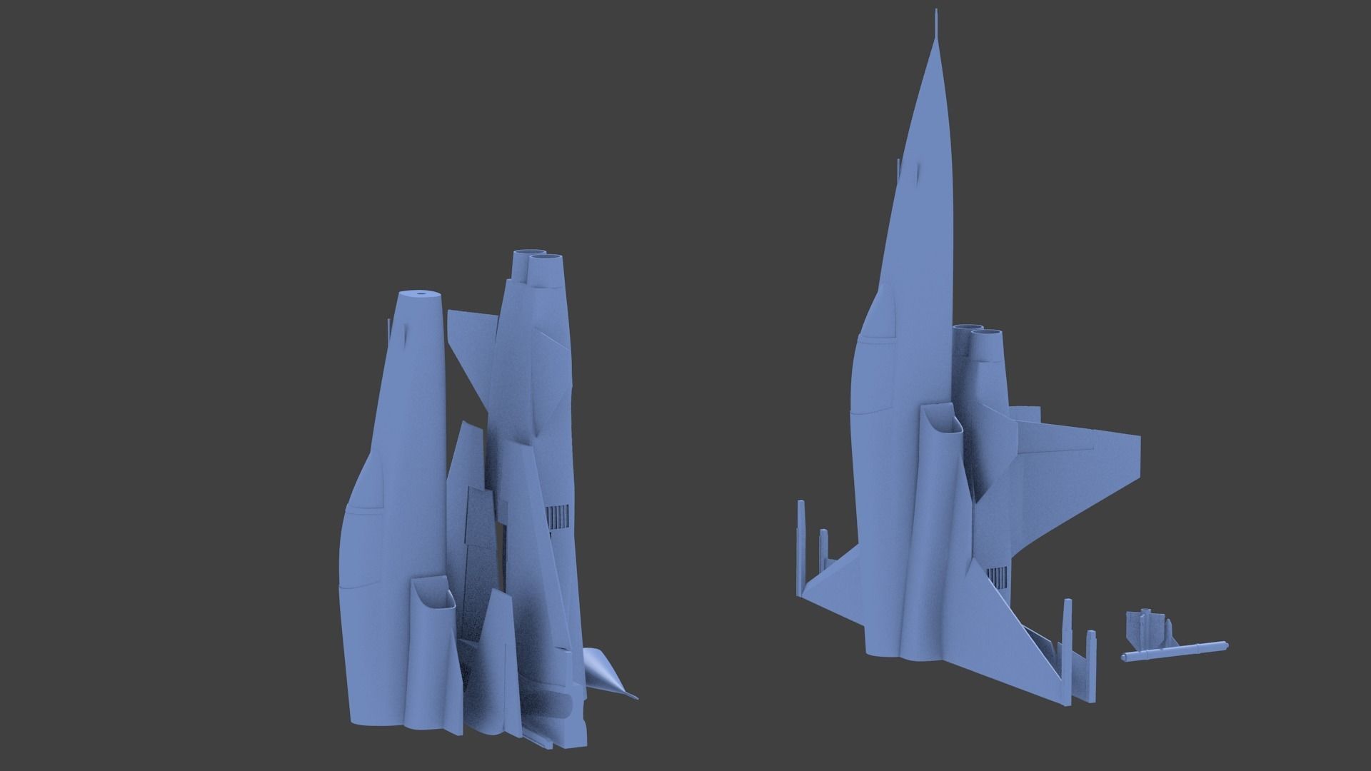 Saeqeh-80 iran f-5e 3D print model_5