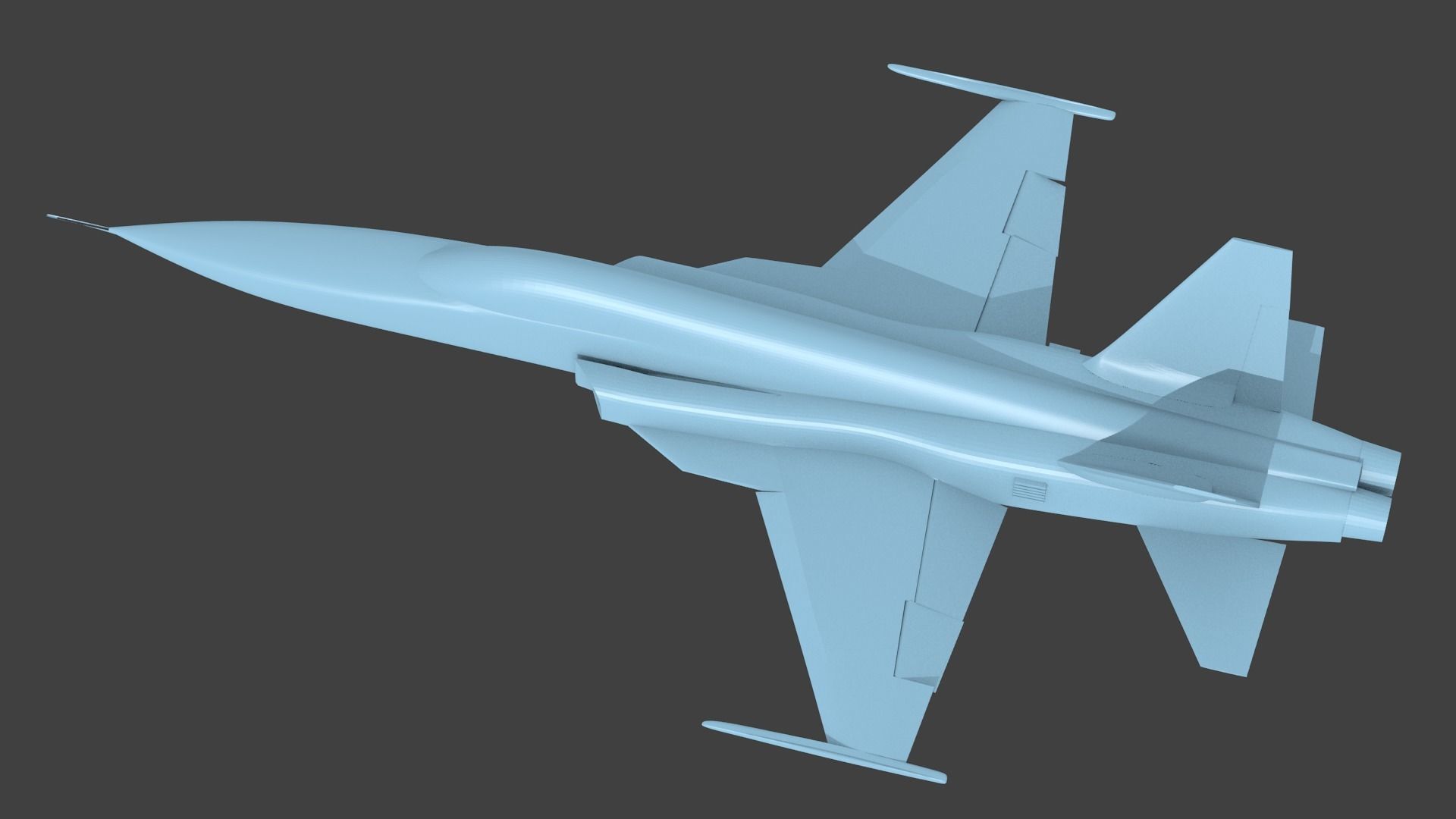Saeqeh-80 iran f-5e 3D print model_2