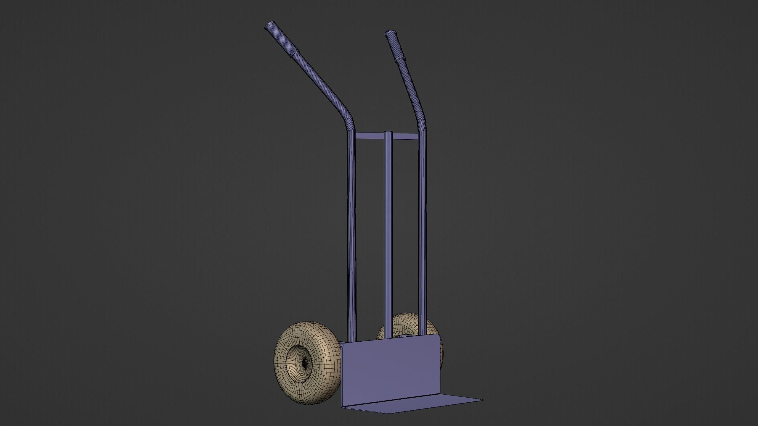 Heavy Duty Hand Truck  3D model_13