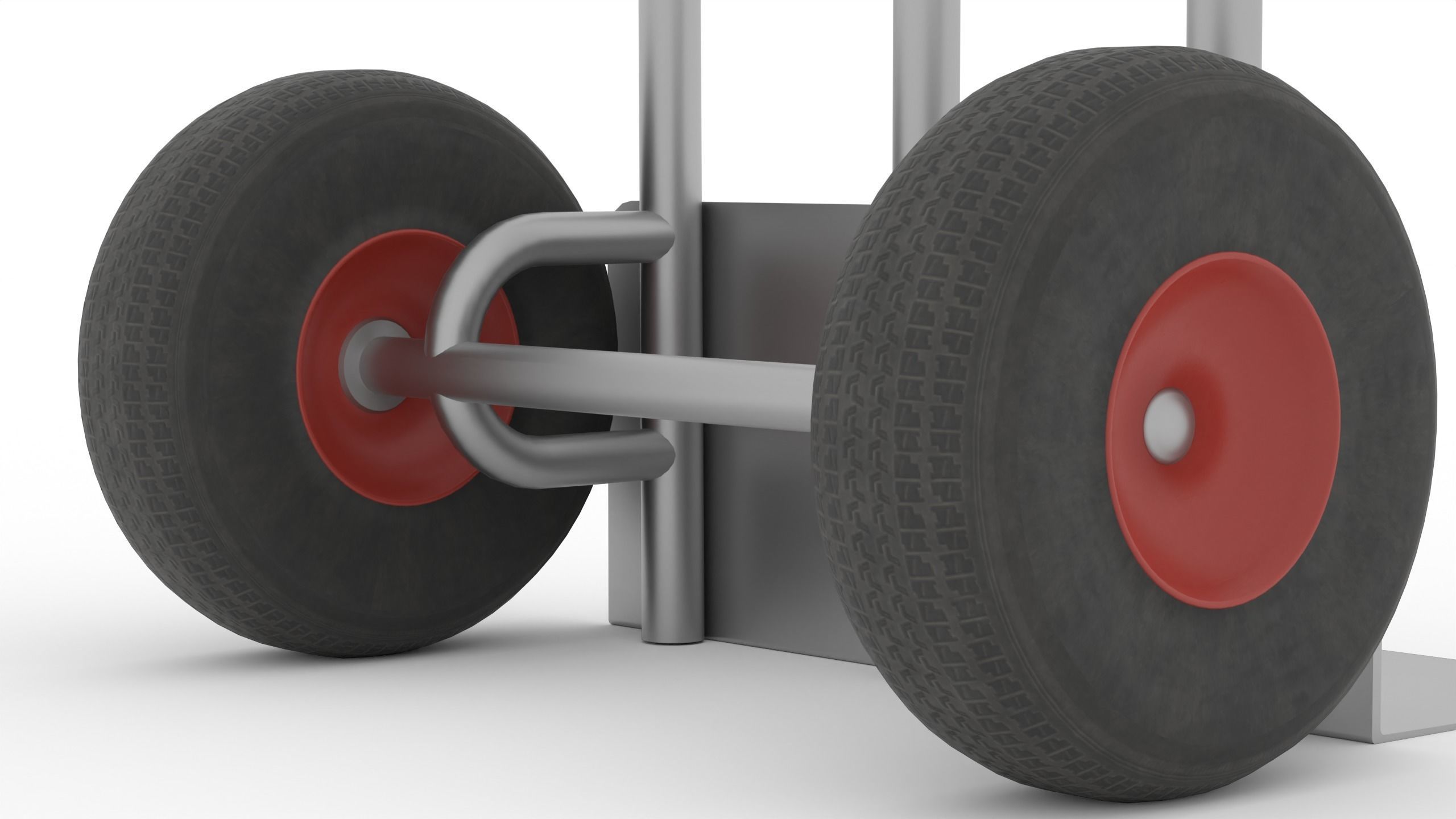 Heavy Duty Hand Truck  3D model_5