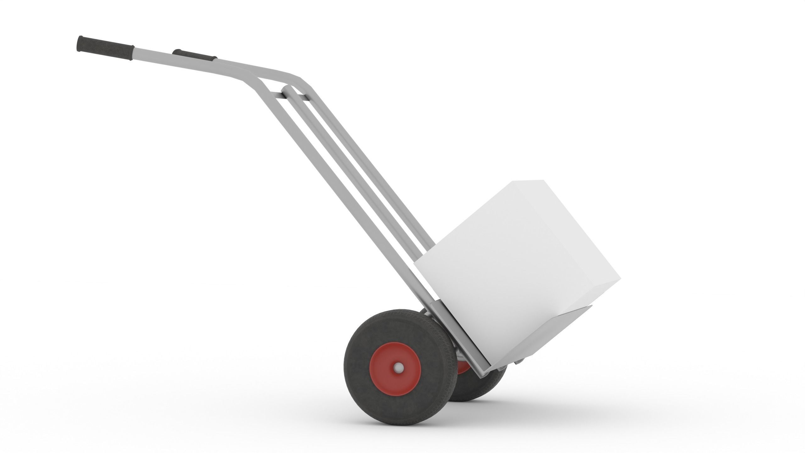 Heavy Duty Hand Truck  3D model_8