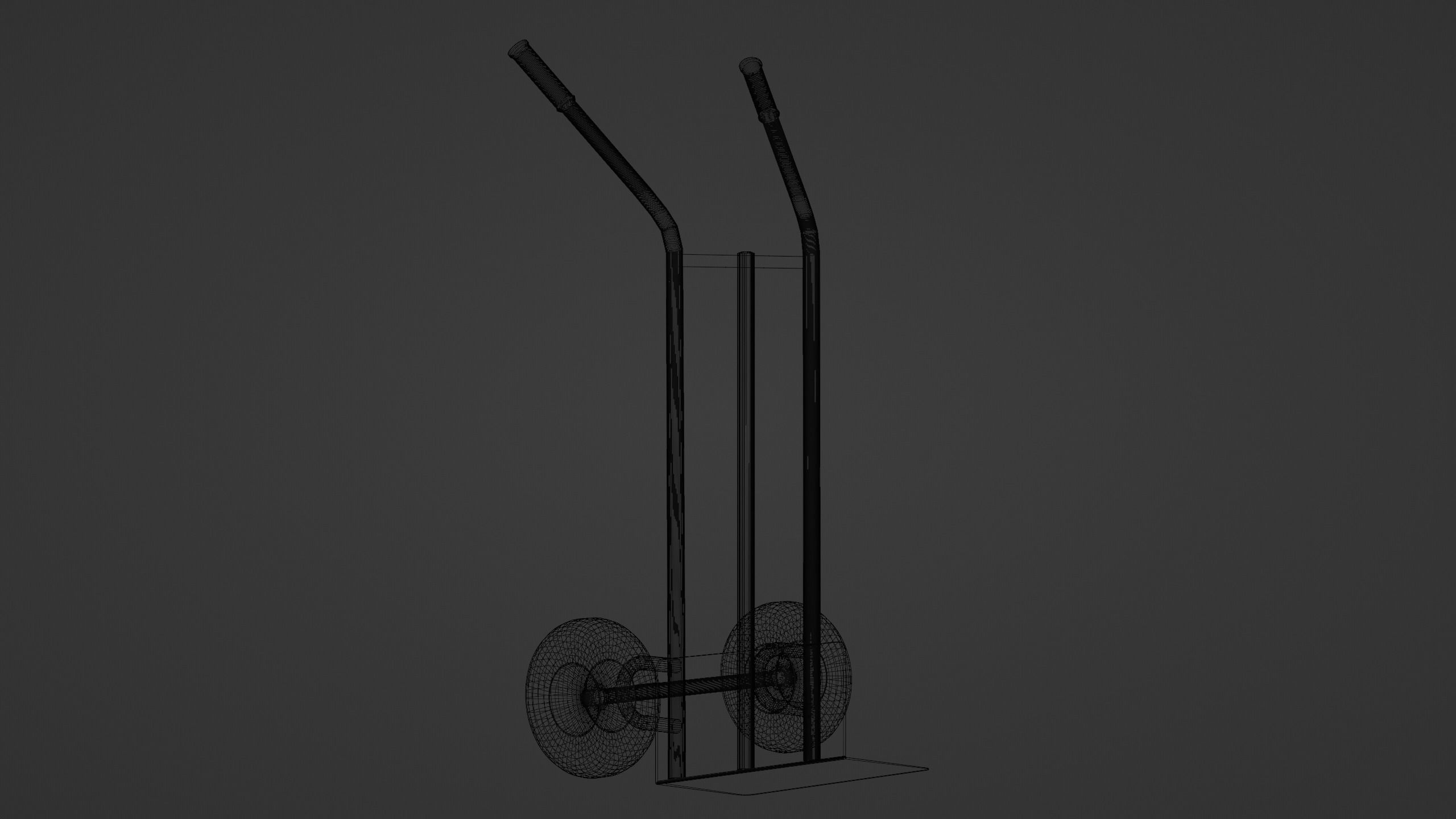 Heavy Duty Hand Truck  3D model_12