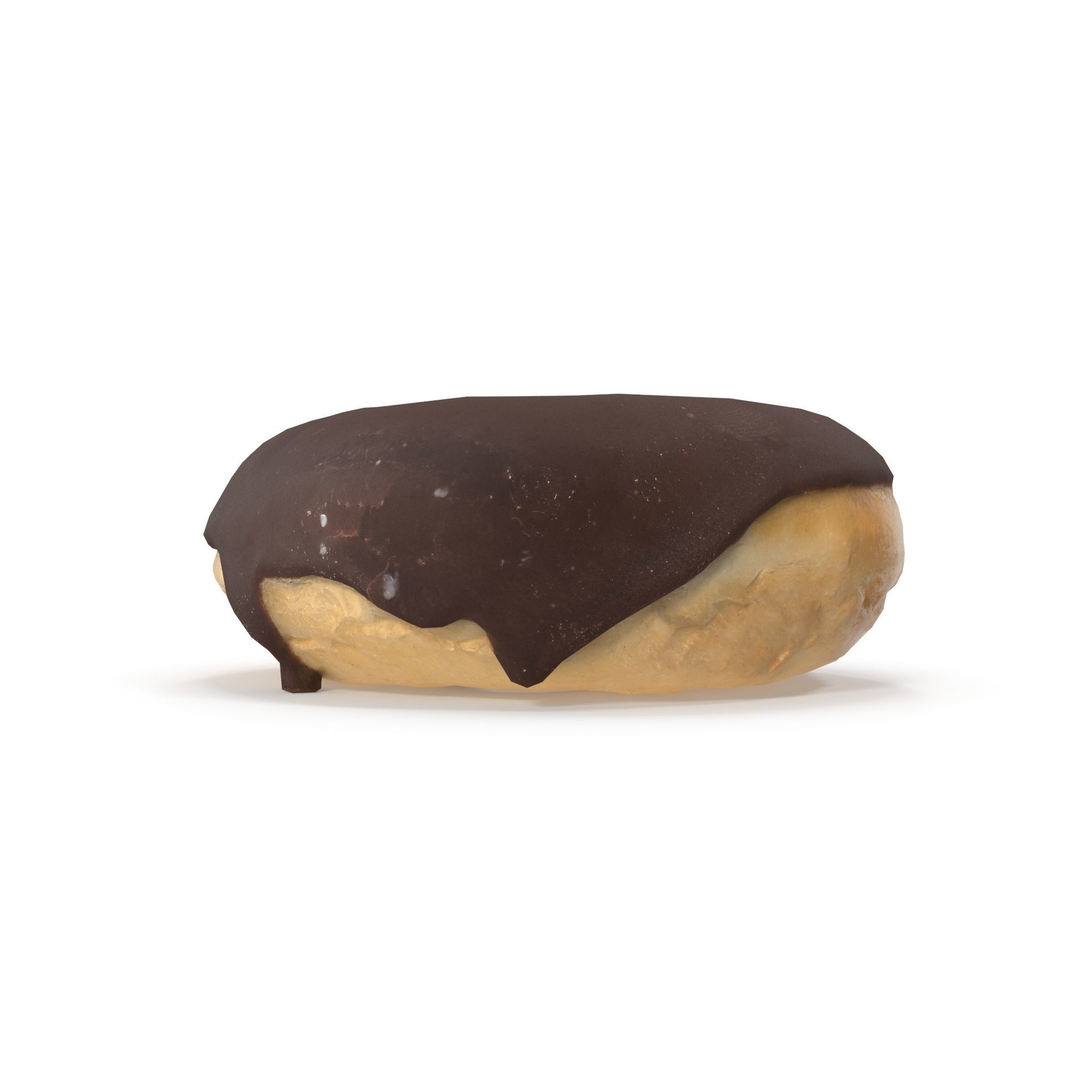 Chocolate Donut Low-poly 3D model_9