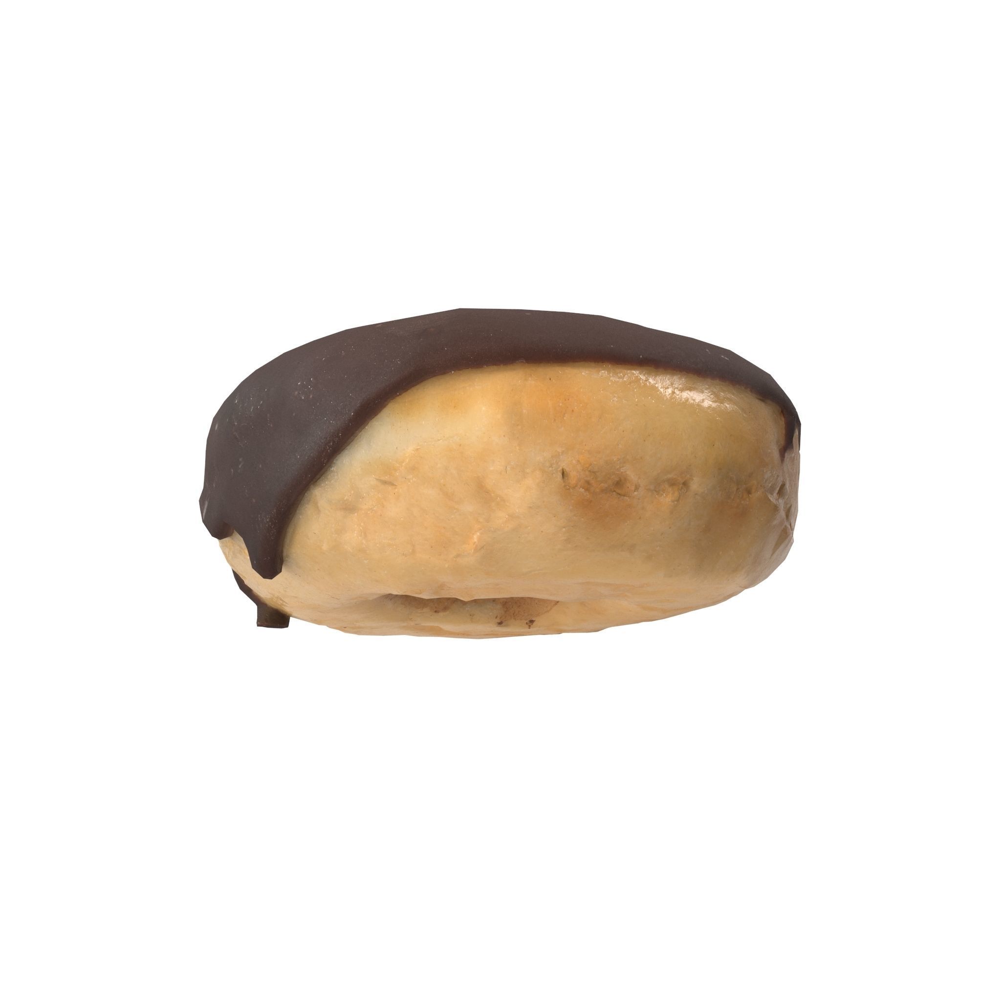 Chocolate Donut Low-poly 3D model_13