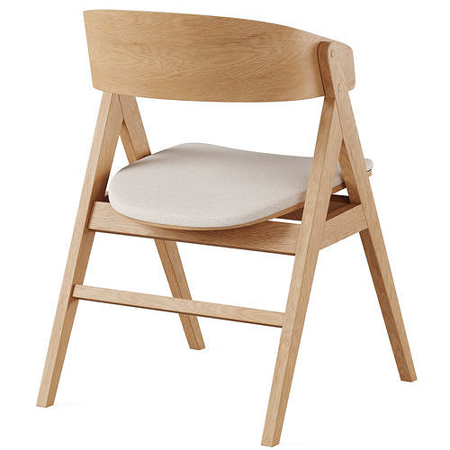WATERTON ARMCHAIR by Rowico Home 3D model 4