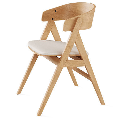 WATERTON ARMCHAIR by Rowico Home 3D model 3