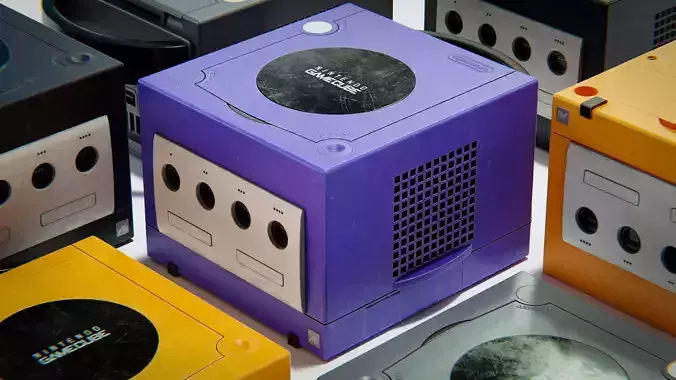 Nintendo GameCube Console Used and Refurbished 3D model