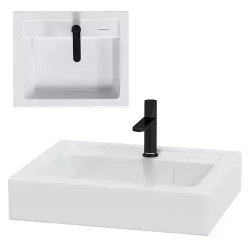 Sink AM PM X Joy M85AWCC0602WG 3D model