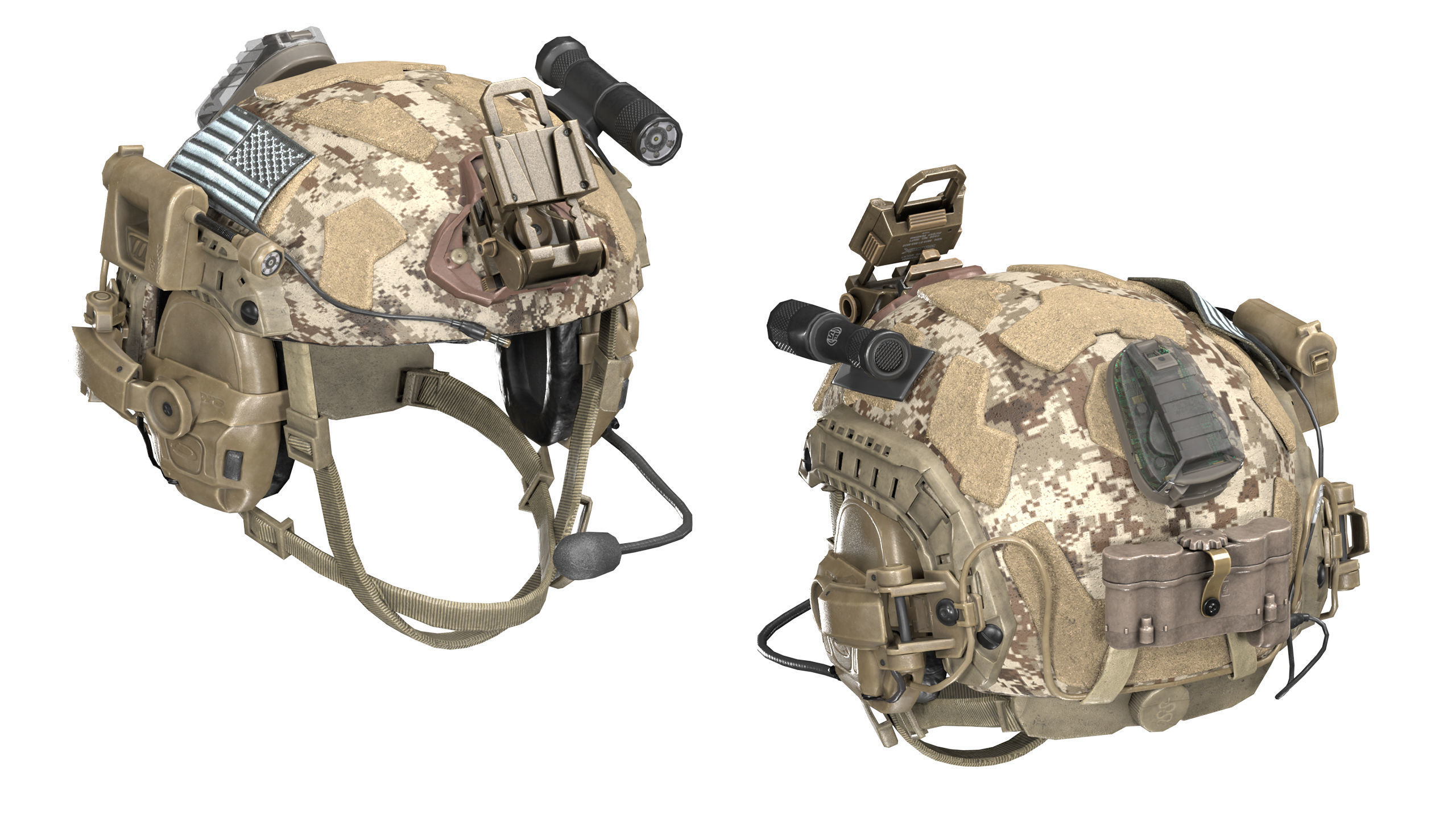 GAME READY RIGGED WESTERN SPECIAL OPERATIONS CHARACTER V3 Low-poly 3D model_25