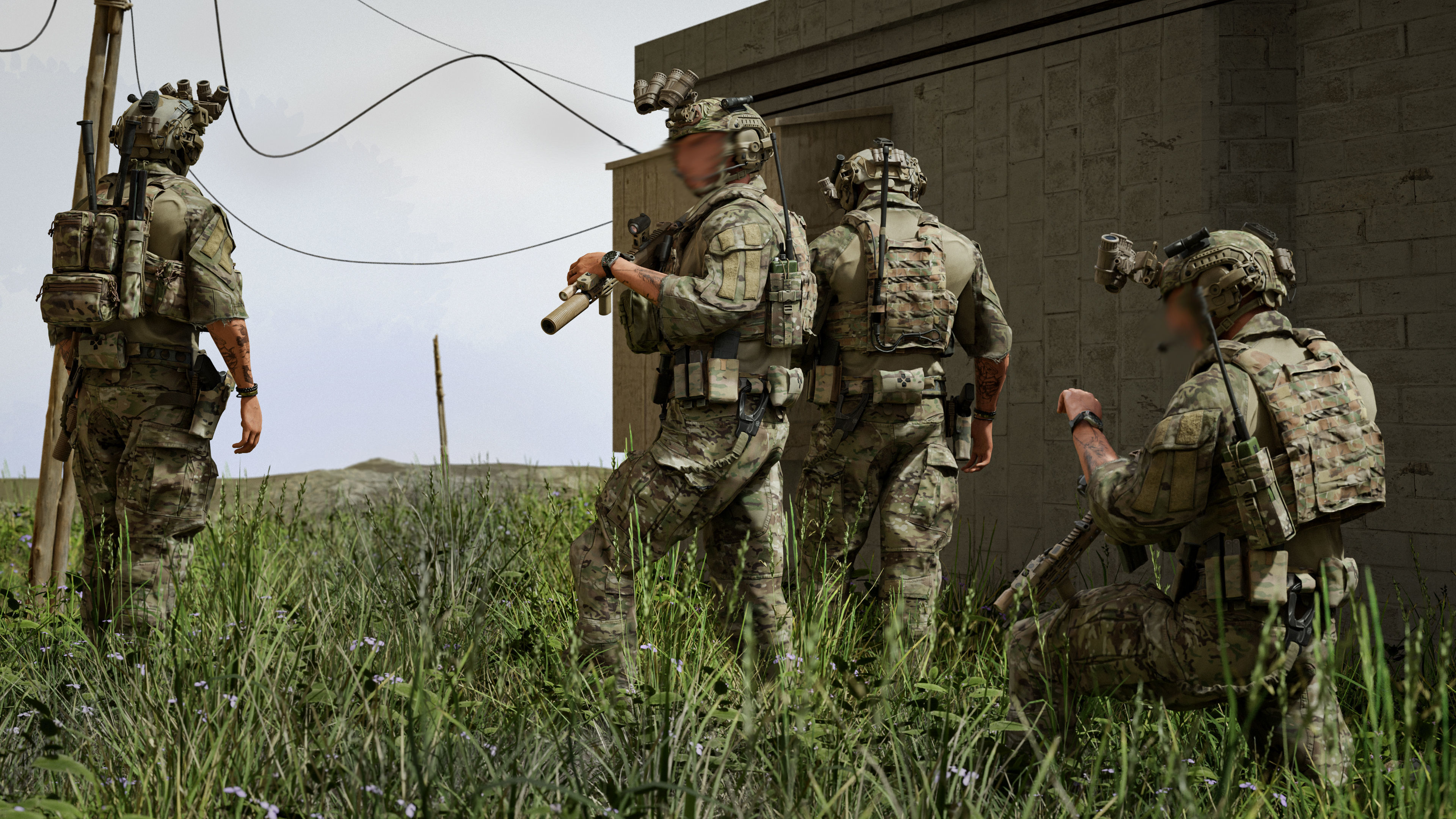 GAME READY RIGGED WESTERN SPECIAL OPERATIONS CHARACTER V3 Low-poly 3D model_2