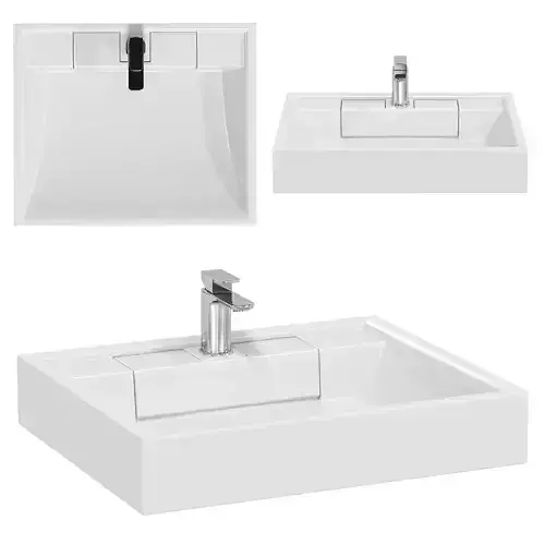 Sink AQUATON Rhine 60 3D model