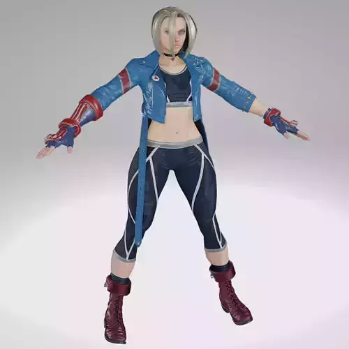 Street Fighter VI - Cammy White S1 Low-poly 3D model