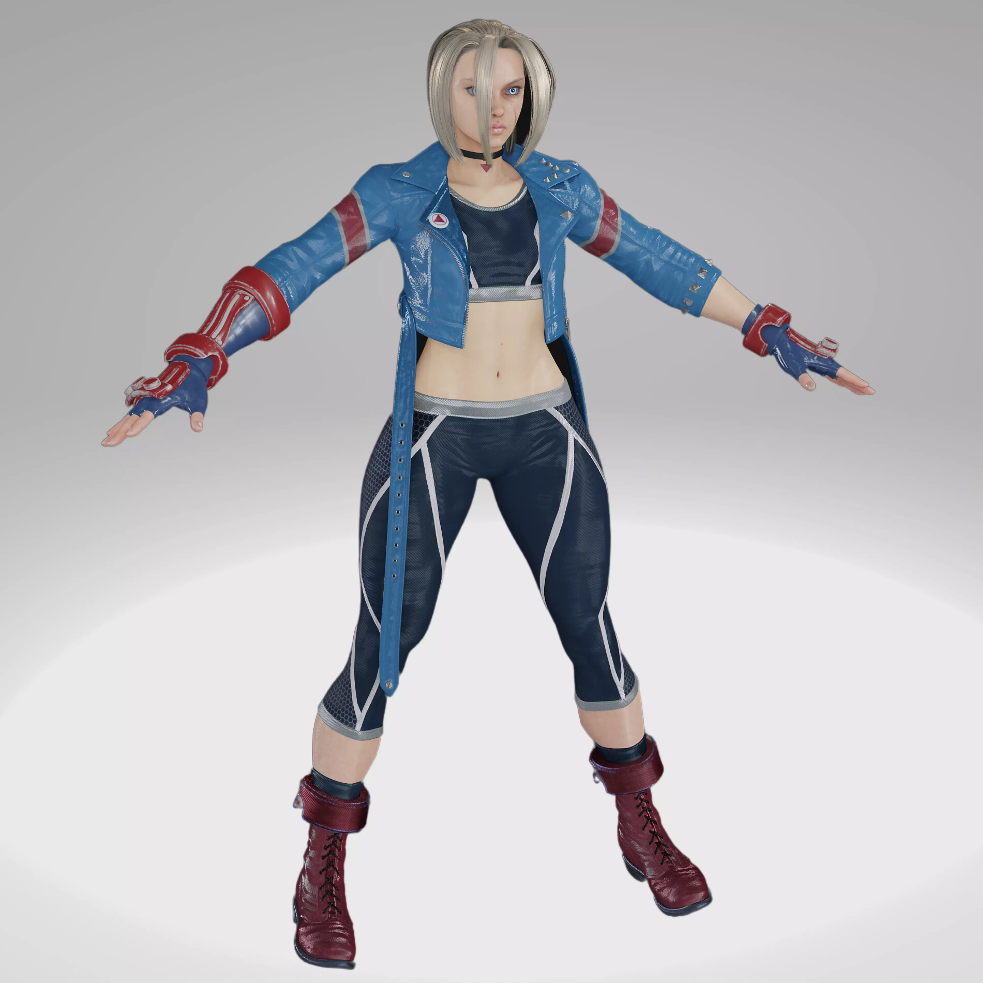 Street Fighter VI - Cammy White S1 Low-poly 3D model_0