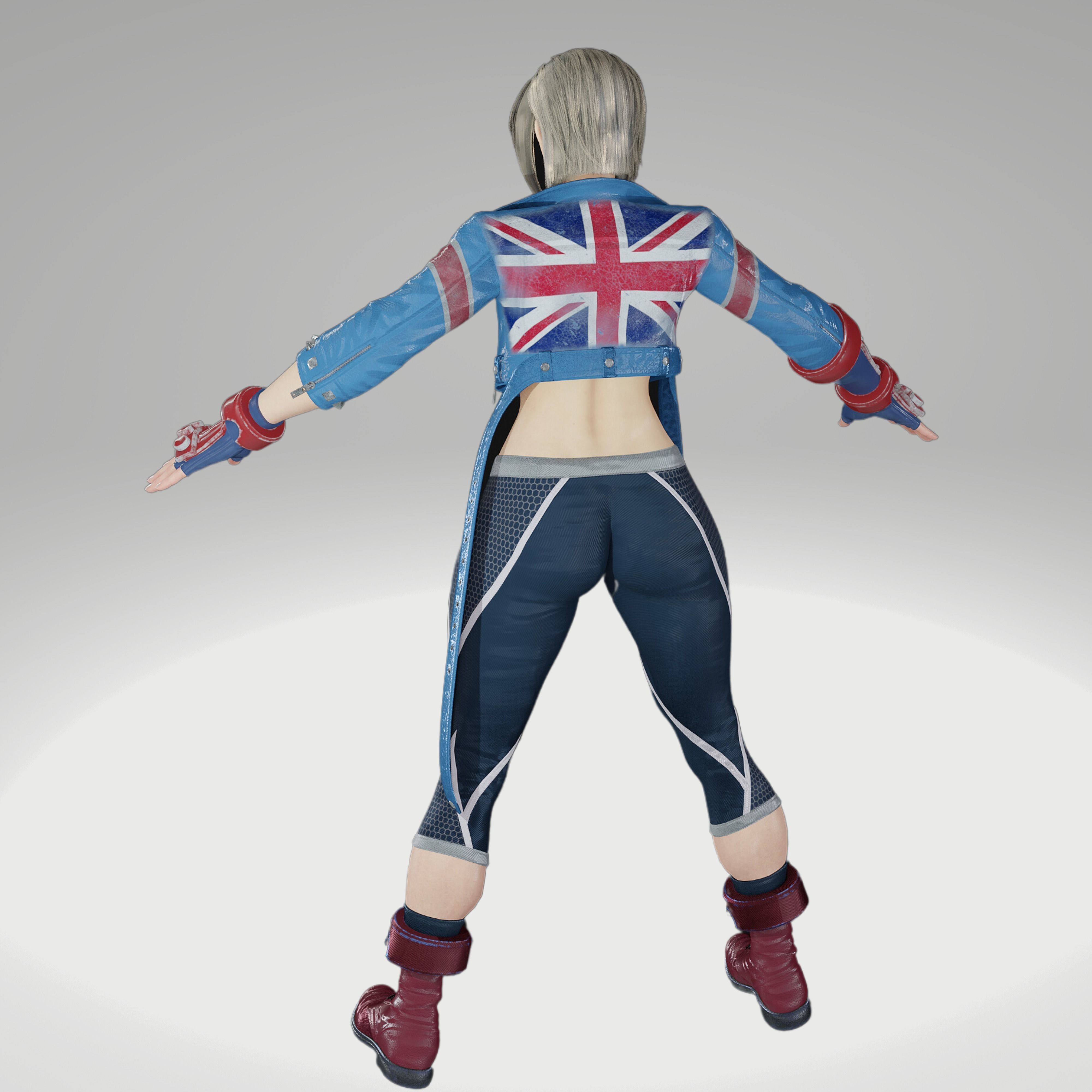 Street Fighter VI - Cammy White S1 Low-poly 3D model_1