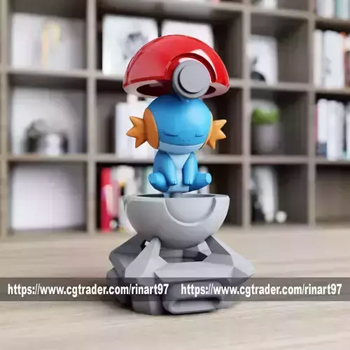 Mudkip in the Pokeball from pokemon