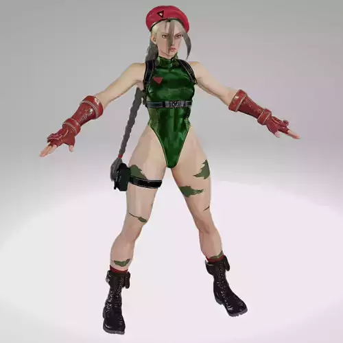 Street Fighter VI - Cammy White S2 Low-poly 3D model
