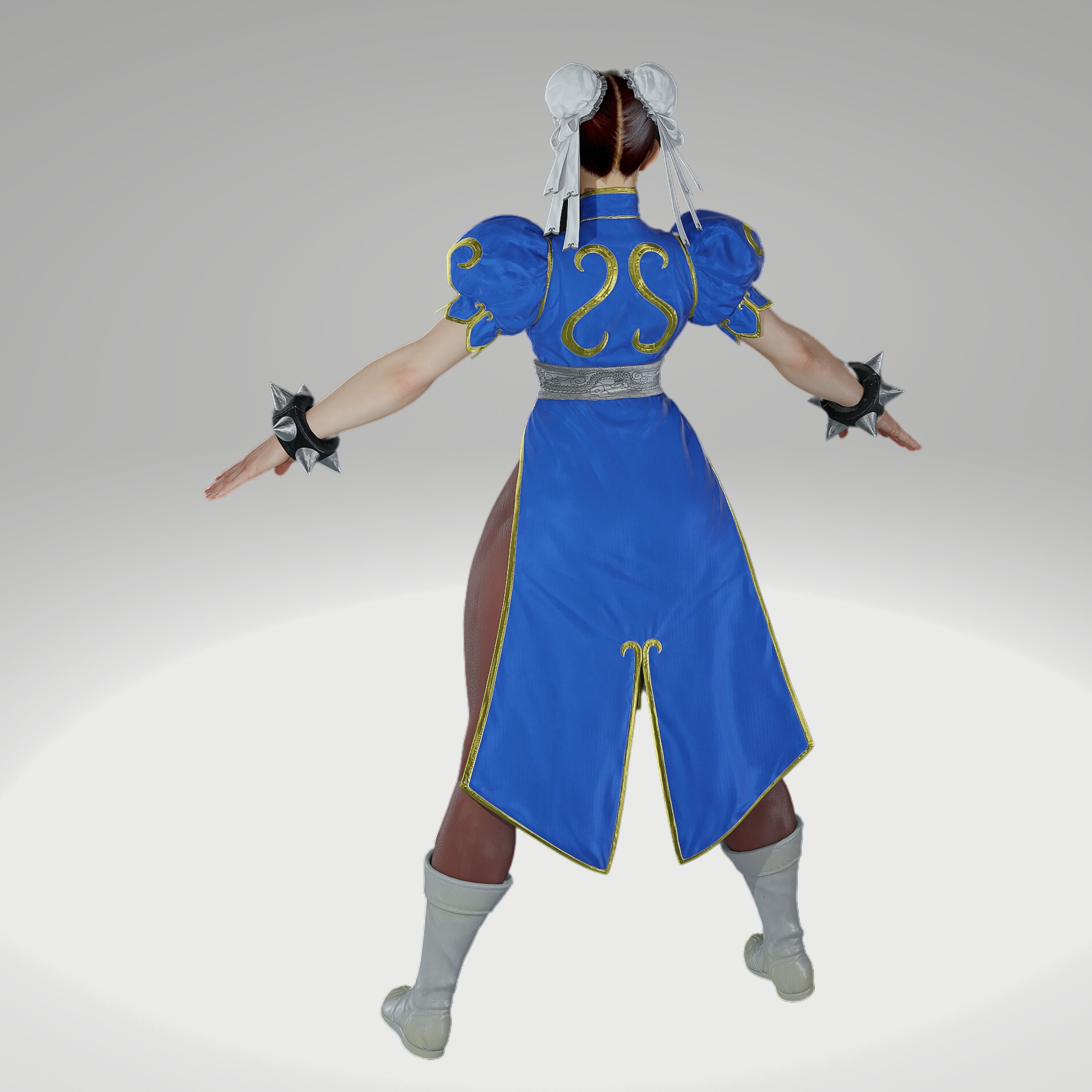 Street Fighter VI - Chun Li S2 Low-poly 3D model_1