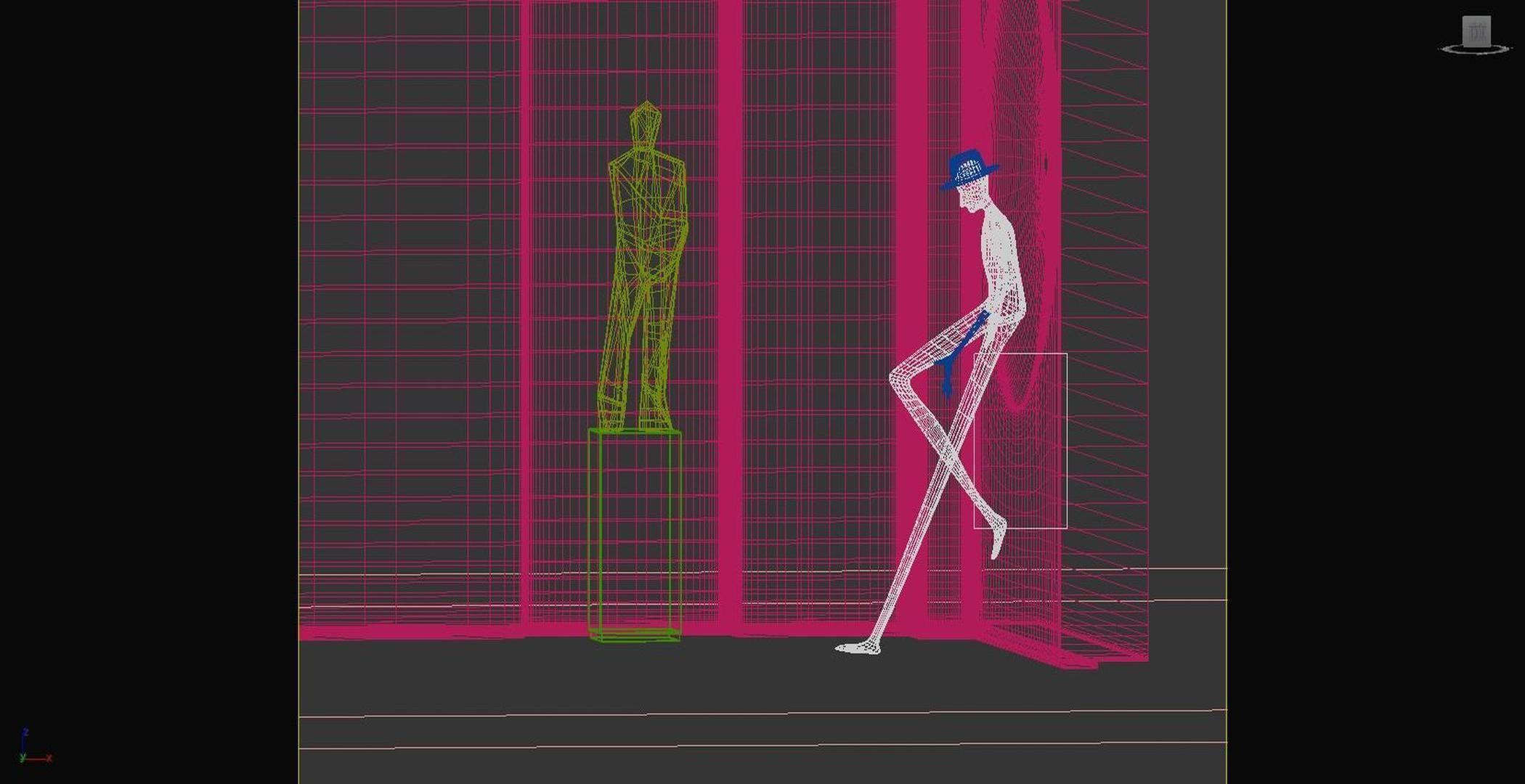 Decoration Modern Figure Sculpture 3D model_6