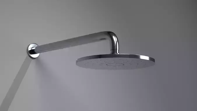 Round Rainfall Shower Head  3D model