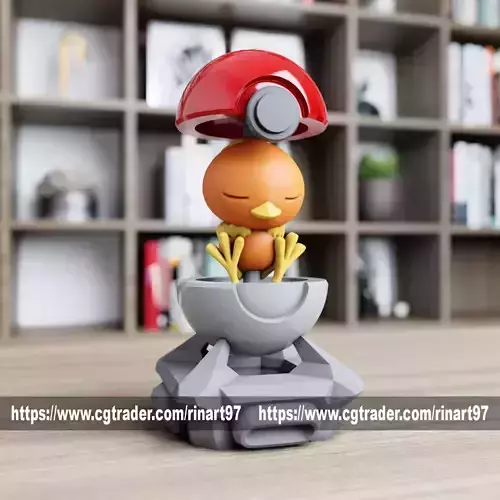 Torchic in the Pokeball from pokemon