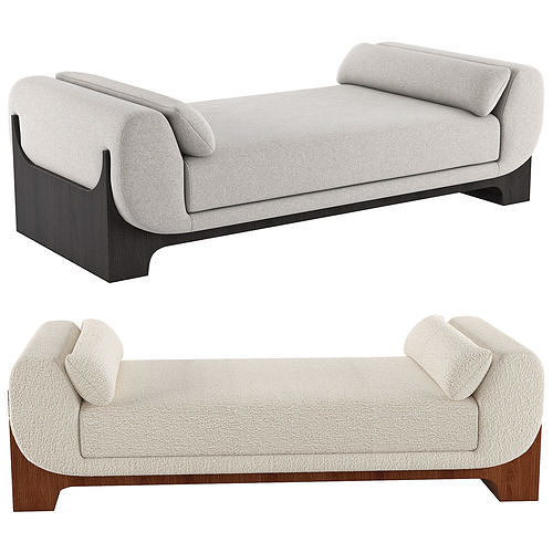Beaufort Boucle Sheba Daybed 3D model