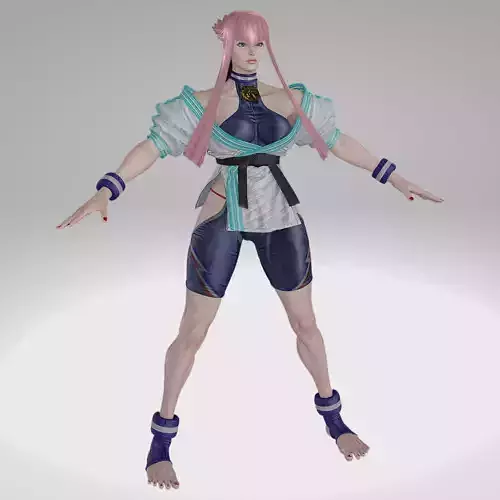 Street Fighter VI - Manon S1 Low-poly 3D model