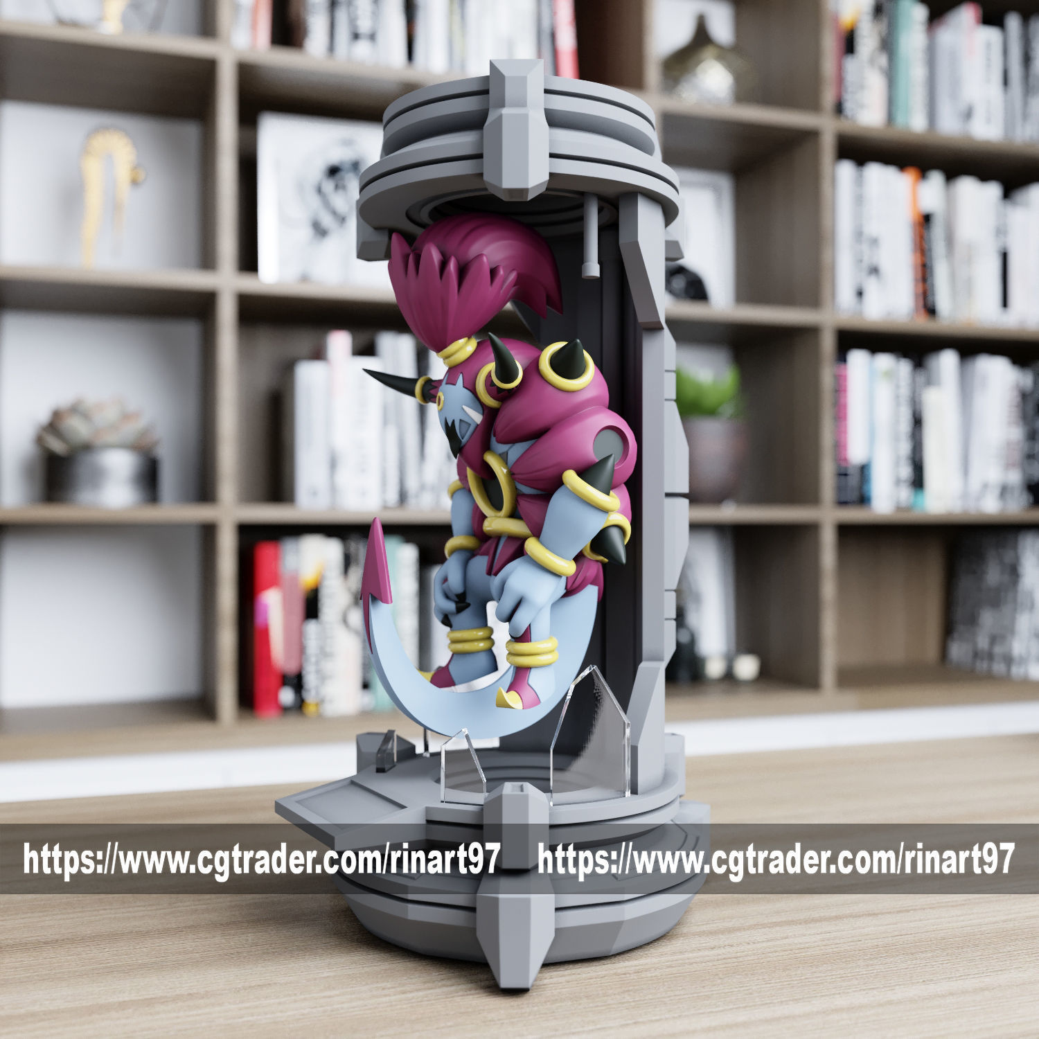 hoopa unbound in the lab from pokemon 3D print model_7