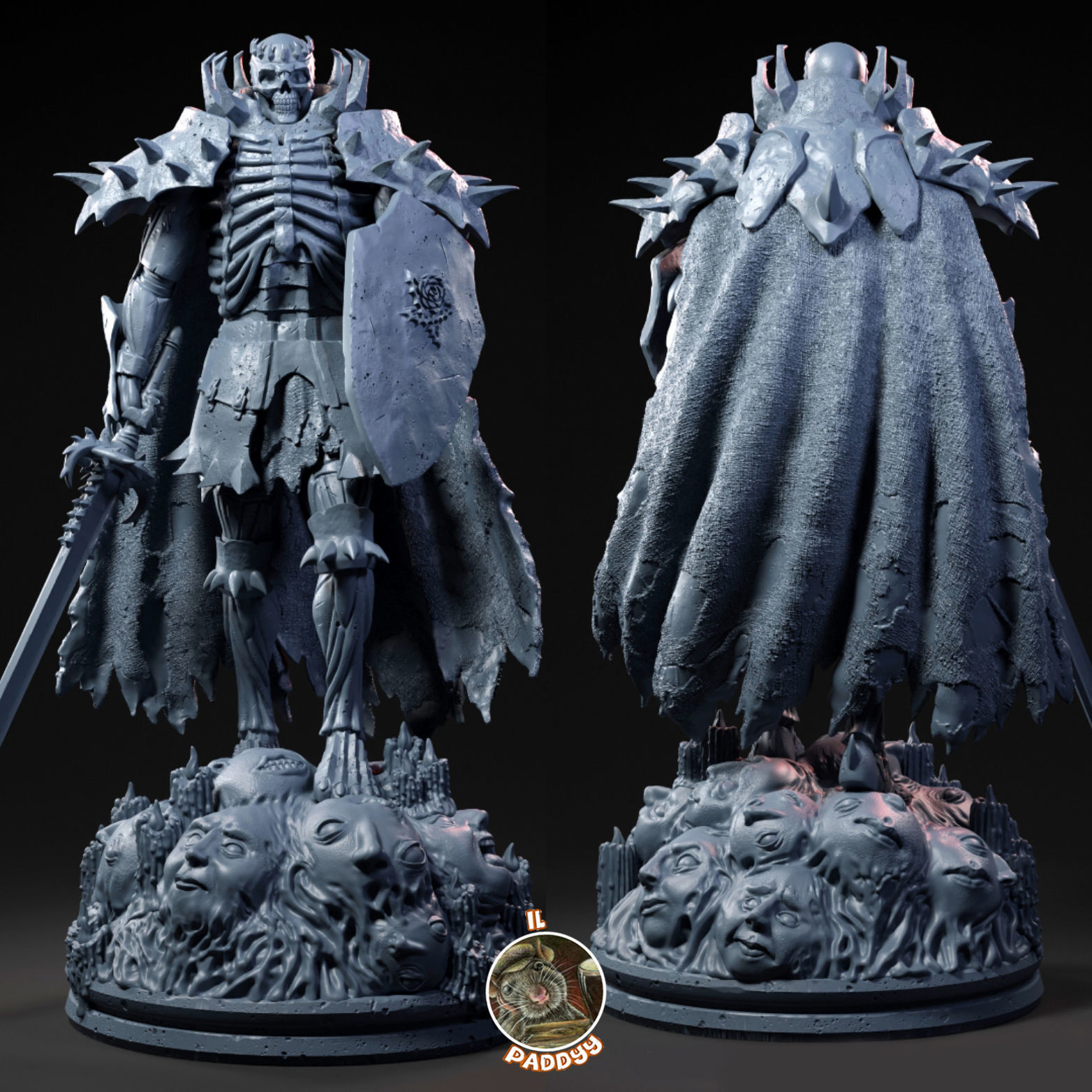 Skull Knight From Berserk 3D print model_2