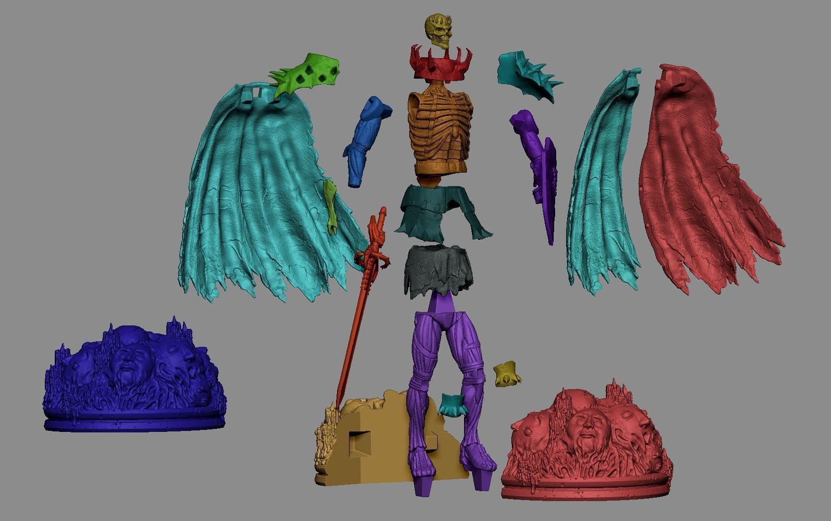 Skull Knight From Berserk 3D print model_4