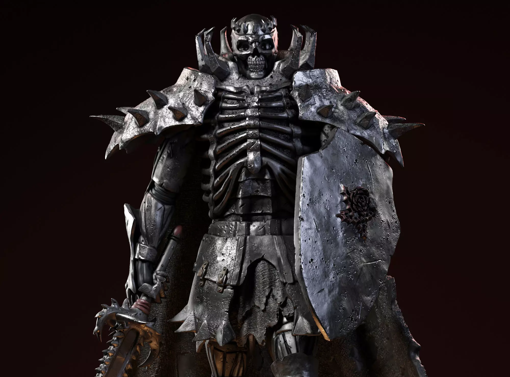 Skull Knight From Berserk 3D print model_0