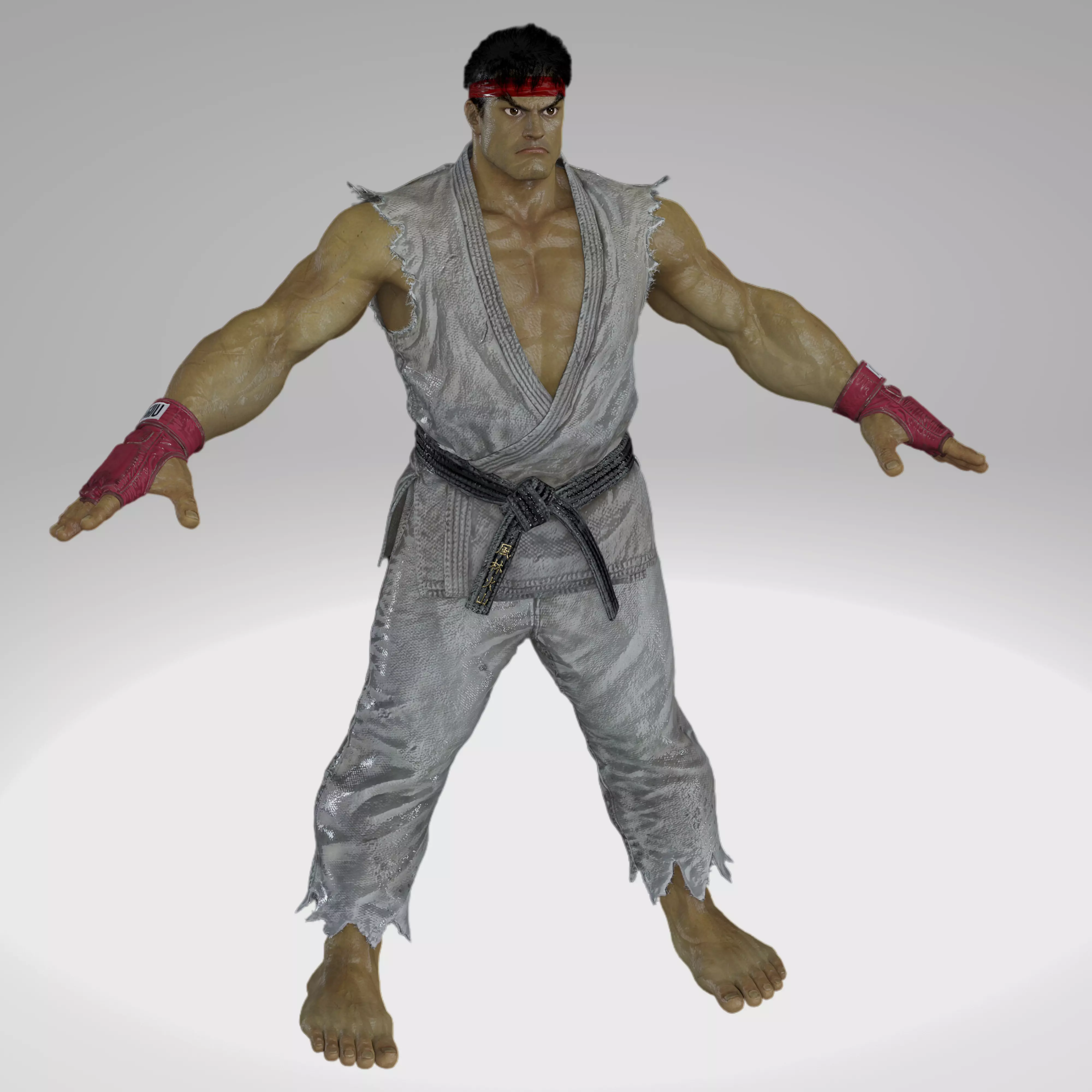 Street Fighter VI - Ryu S2 Low-poly 3D model