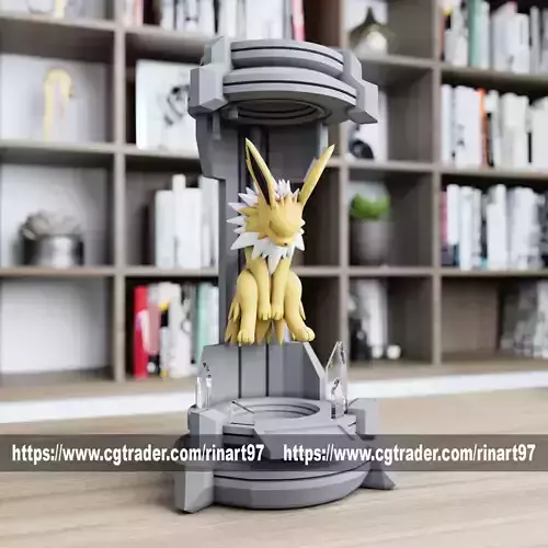 Jolteon in the lab from pokemon