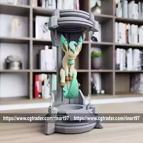 Leafeon in the lab from pokemon