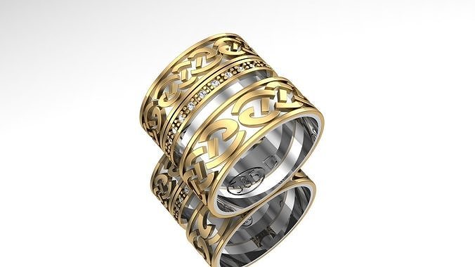 couple bands 3D print model