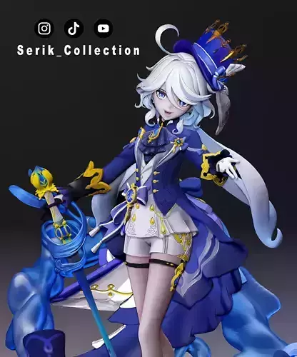 FURINA GENSHIN IMPACT - FOCALORS 3D print model