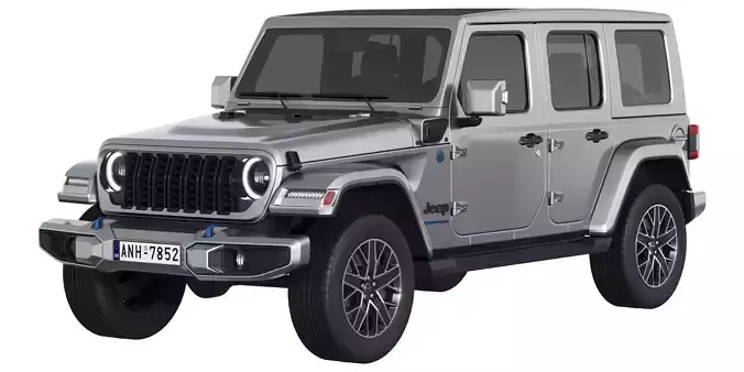 Jeep Wrangler 4xe 2024 3D model