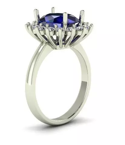 12 ring dayana 3D print model_0