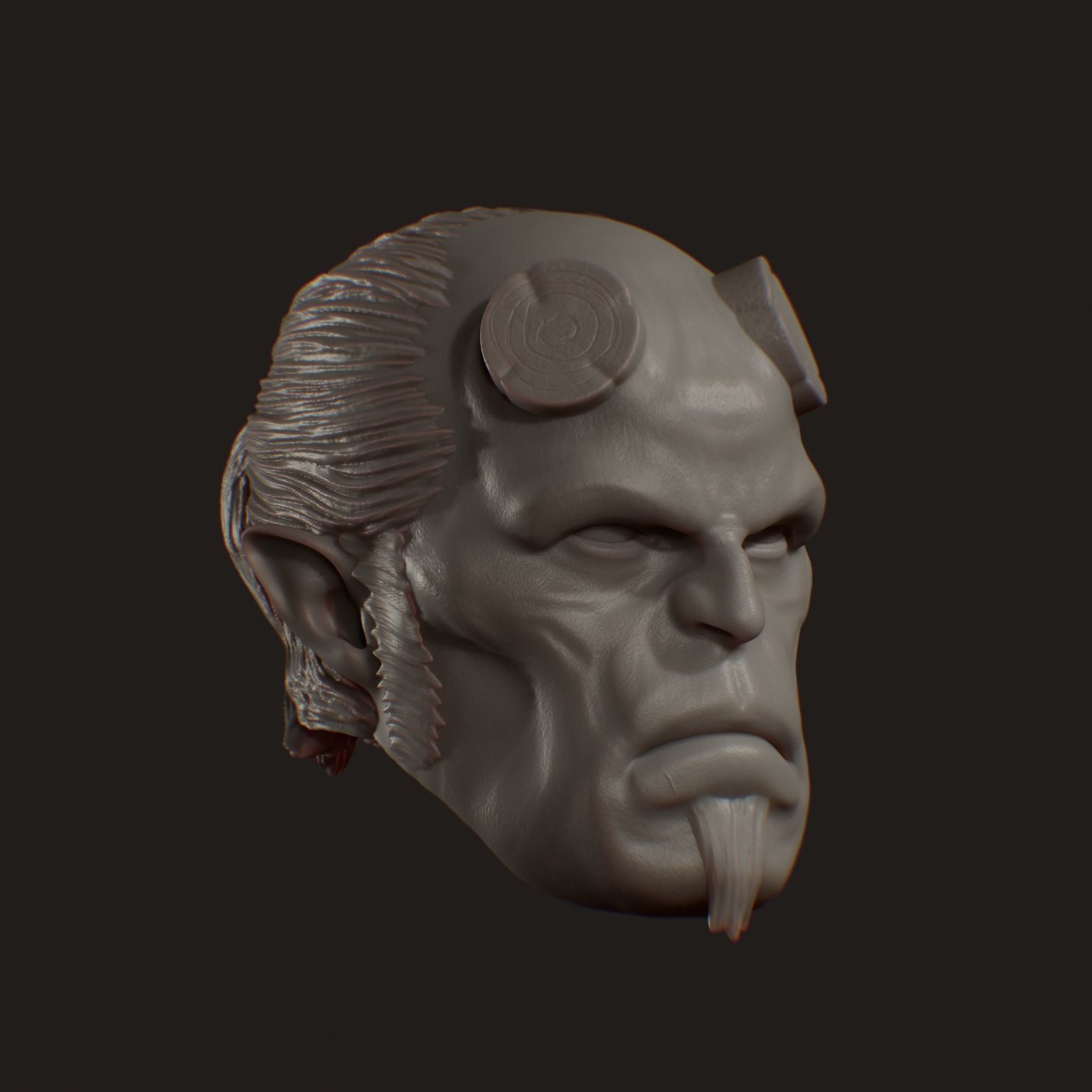 Hellboy 3D print model_1