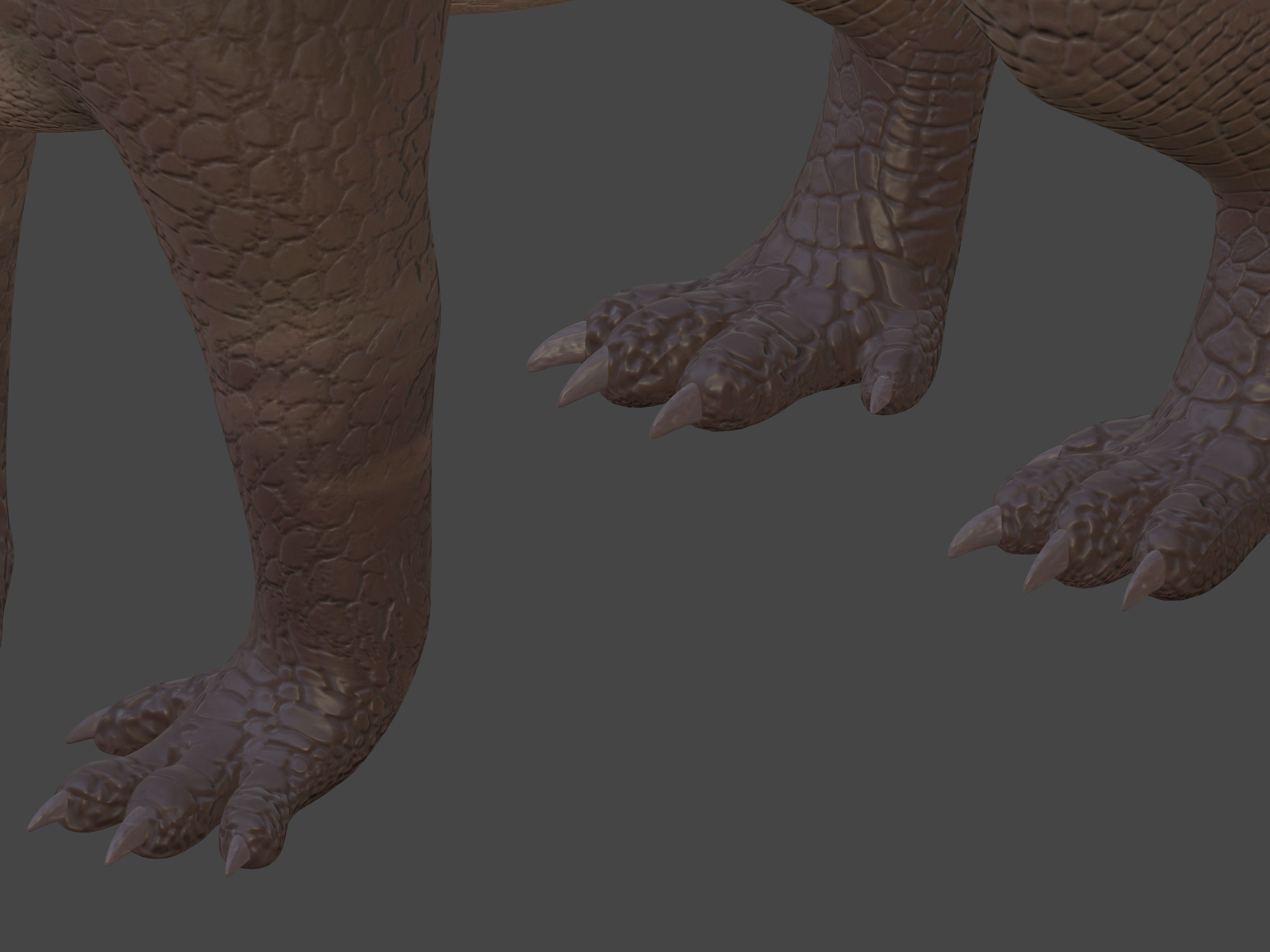 High Quality Textured Dragon Model Low-poly 3D model_26