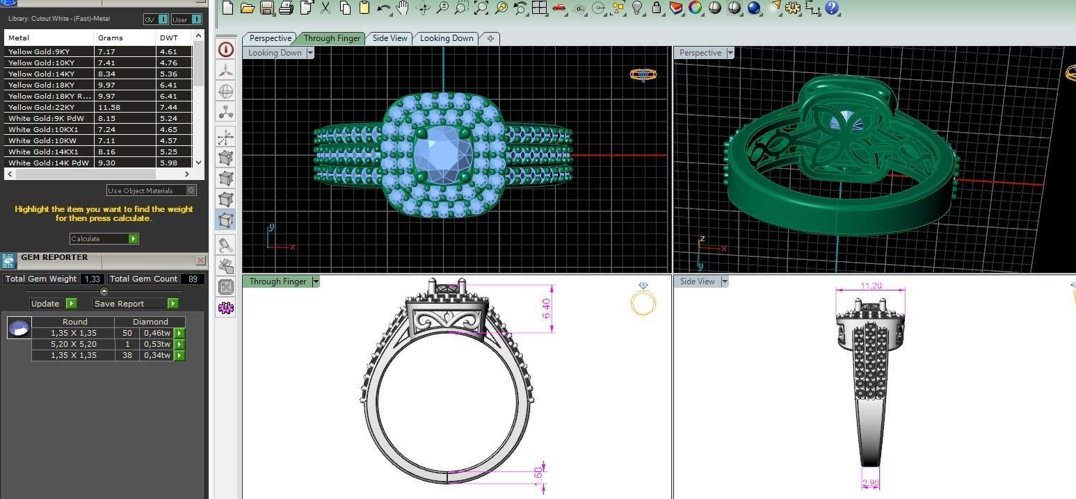 40 ring 3D print model_2