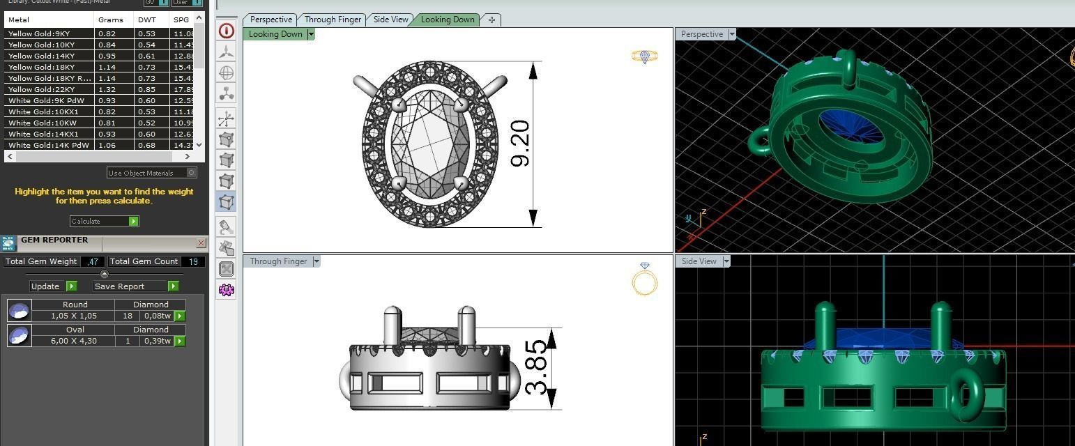 33 oval 3D print model_1