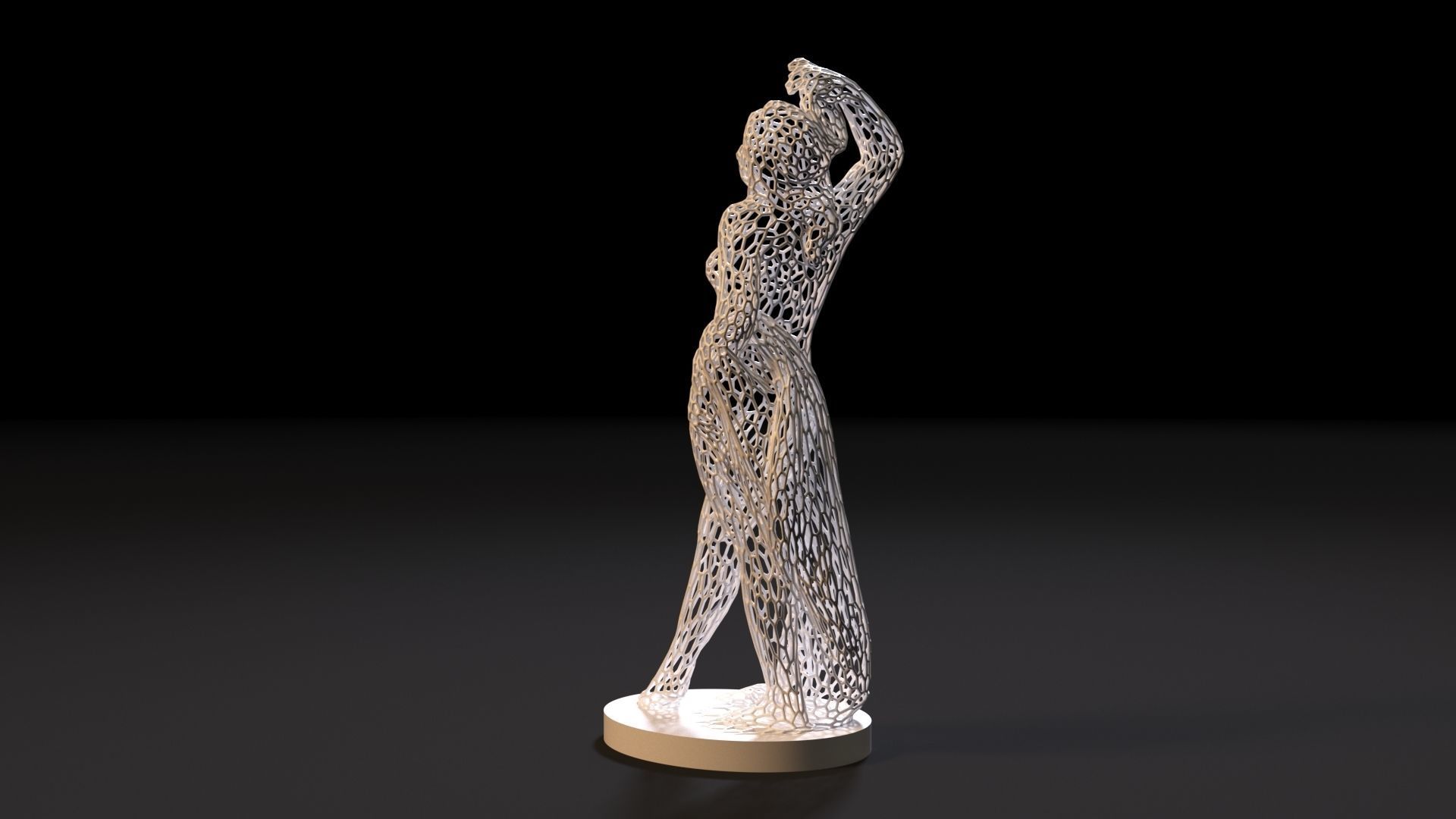 Sculpture Bacchante Jean Pendaries 3D print model_3