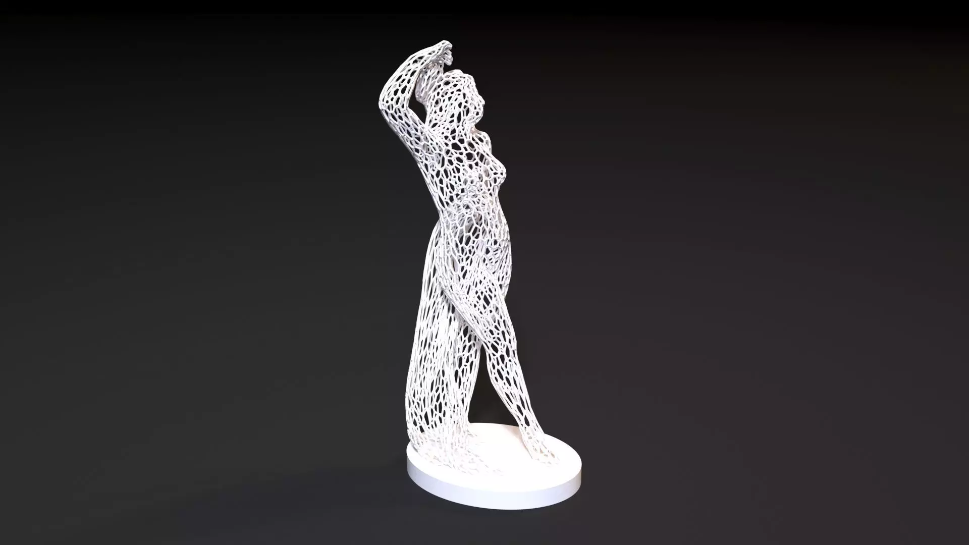 Sculpture Bacchante Jean Pendaries 3D print model_0
