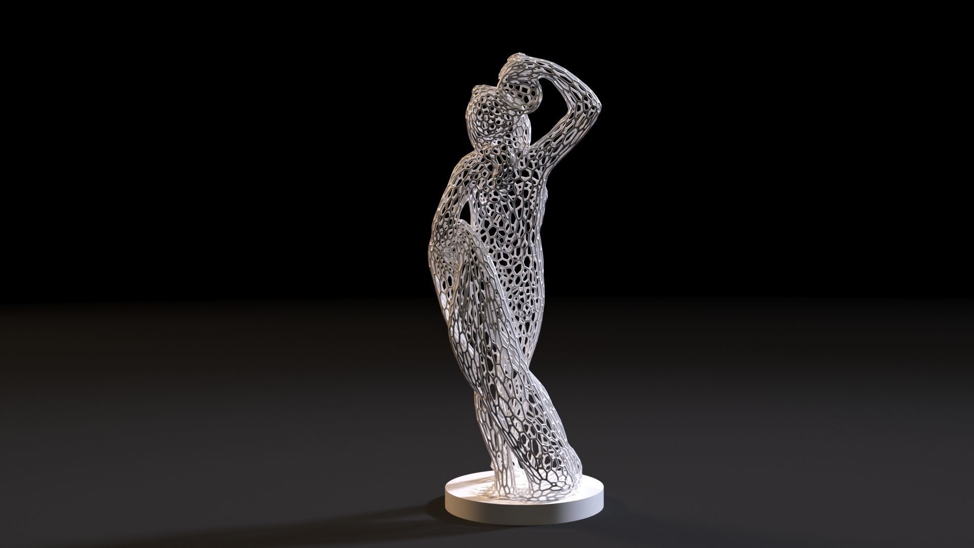 Sculpture Bacchante Jean Pendaries 3D print model_4